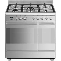 Smeg 90 cm Dual‑Fuel Cooker | SCB92MX8