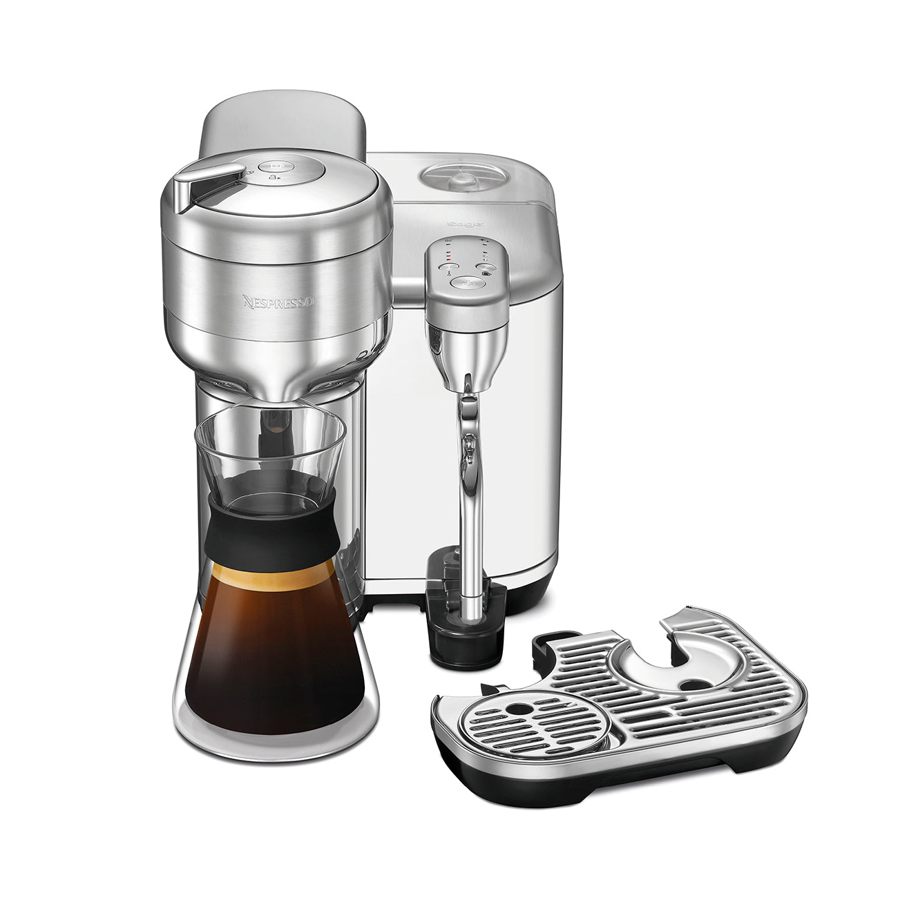 Sage The Vertuo Creatista Coffee Machine Black Stainless Steel | SVE850BST4GUK1