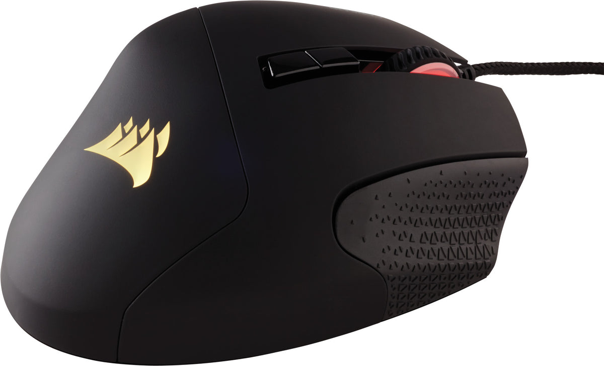 Corsair Scimitar RGB Elite Wired MOBA/MMO Gaming Mouse - Black - rear view