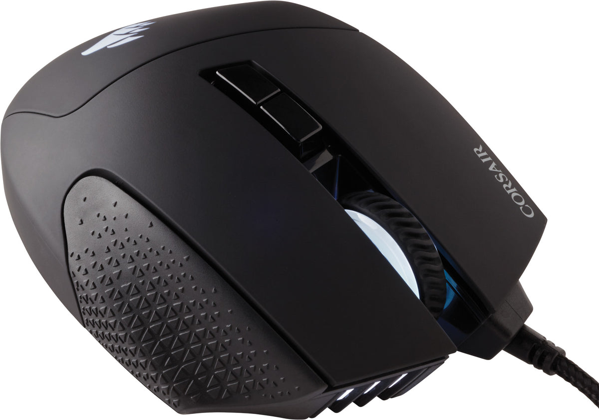 Corsair Scimitar RGB Elite Wired MOBA/MMO Gaming Mouse - Black - palm side