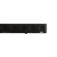 Sennheiser AMBEO Soundbar Max Black — front view with Bluetooth indicator, white background