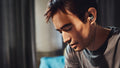 Sennheiser IE 600 Audiophile Earphones — lifestyle, worn portrait