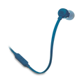 JBL T110 Wired Earbuds Blue product image