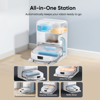 eufy Omni C28 Robot Vacuum & Mop with Extra Dust Bags, White - official product image