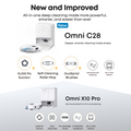 eufy Omni C28 Robot Vacuum & Mop with Extra Dust Bags, White - official product image