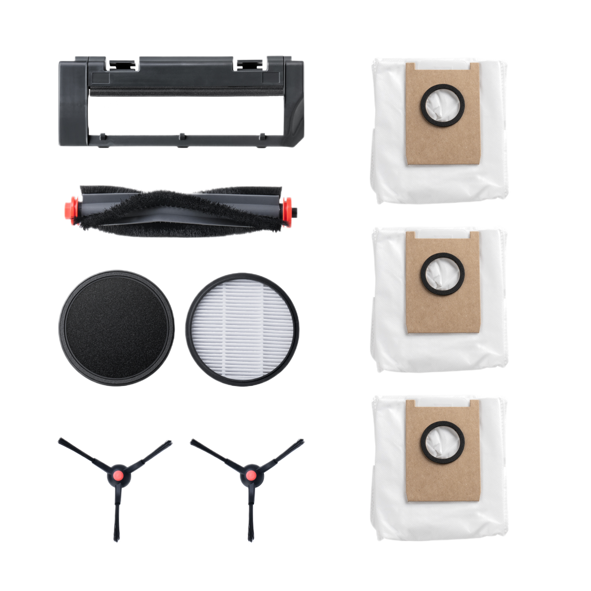 Eufy 3‑in‑1 E20 Robot Vacuum Accessories Kit, Filter x2 + Side Brush x2 + Dust Bag x3 | T29J1011 Eufy Vacuum Accessories Euronics Ireland