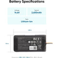 Eufy RoboVac Replacement Battery Pack | T29D8011 Eufy Vacuum Accessories Euronics Ireland