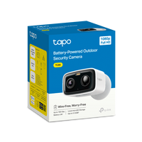 Tapo TC80 battery-powered outdoor security camera retail packaging box, 1080p Full HD