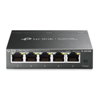 TP-Link TL-SG105E 5 Port Gigabit Easy Smart Switch — product view, 5 ports visible