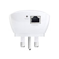TP-Link TL-WA850RE N300 Universal Range Extender — back view showing Ethernet port and reset button
