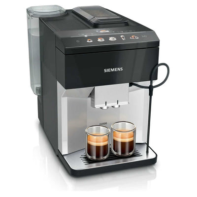 Siemens EQ500 Classic Bean‑to‑Cup Coffee Machine | TP515GB1 (Daylight Silver / Piano Black)