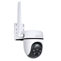 Tapo C501GW 4G LTE pan and tilt camera, angled view showing antenna and wall mount