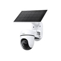 Tapo C610 KIT solar-powered pan and tilt security camera with solar panel, studio shot