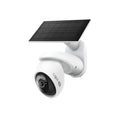 Tapo C660 KIT 4K solar-powered pan and tilt security camera with solar panel, studio shot