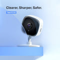 Tapo C110 home security Wi-Fi camera hero shot with 'Tapo C110' model badge