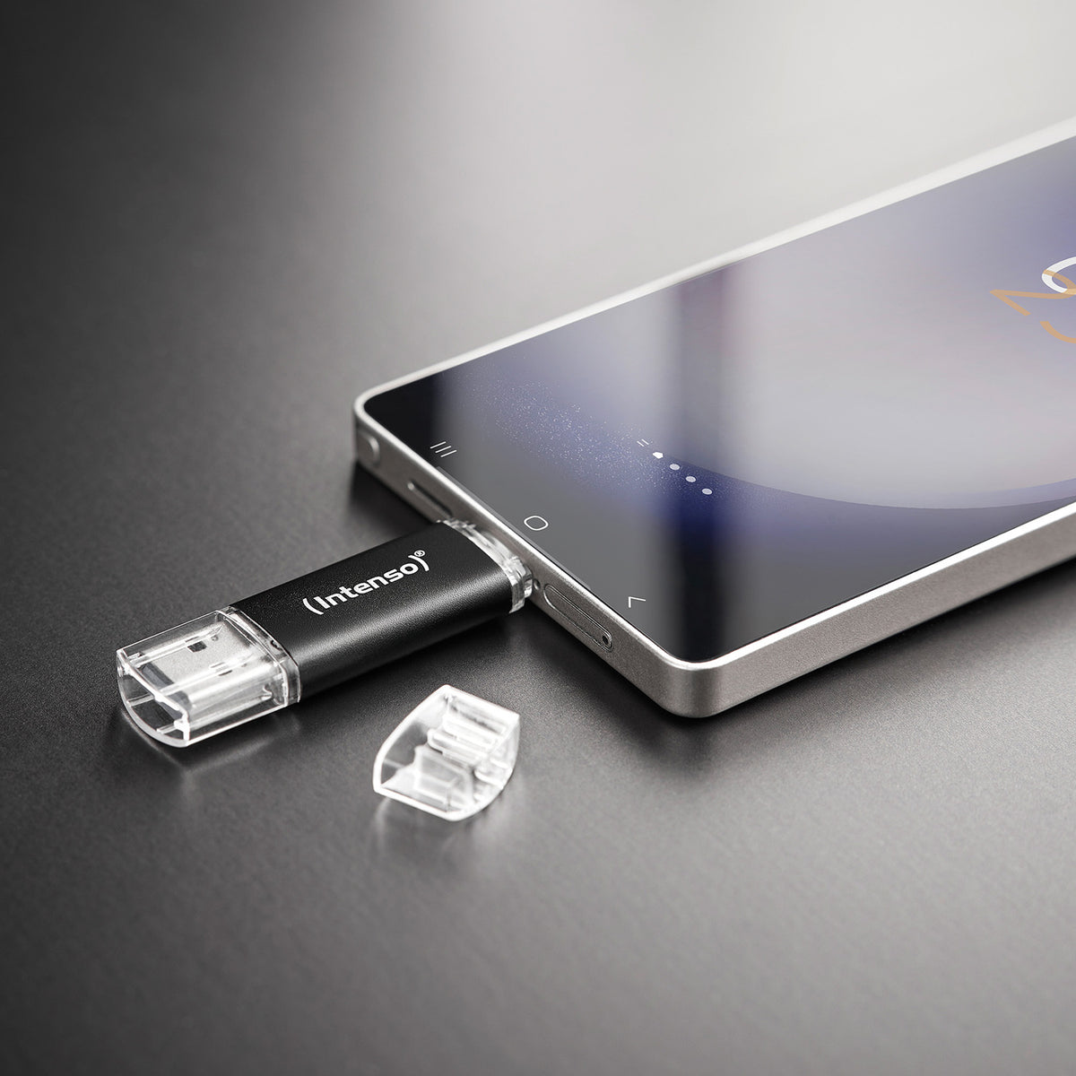 Intenso Twist Line 64GB USB 3.2 Dual Flash Drive, USB-C & USB-A - Anthracite - view 9