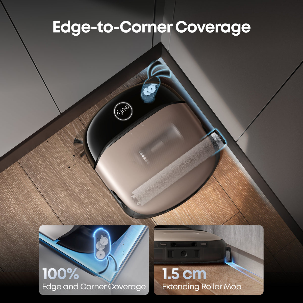 eufy Omni S2 Robot Vacuum & Mop, Black - official product image