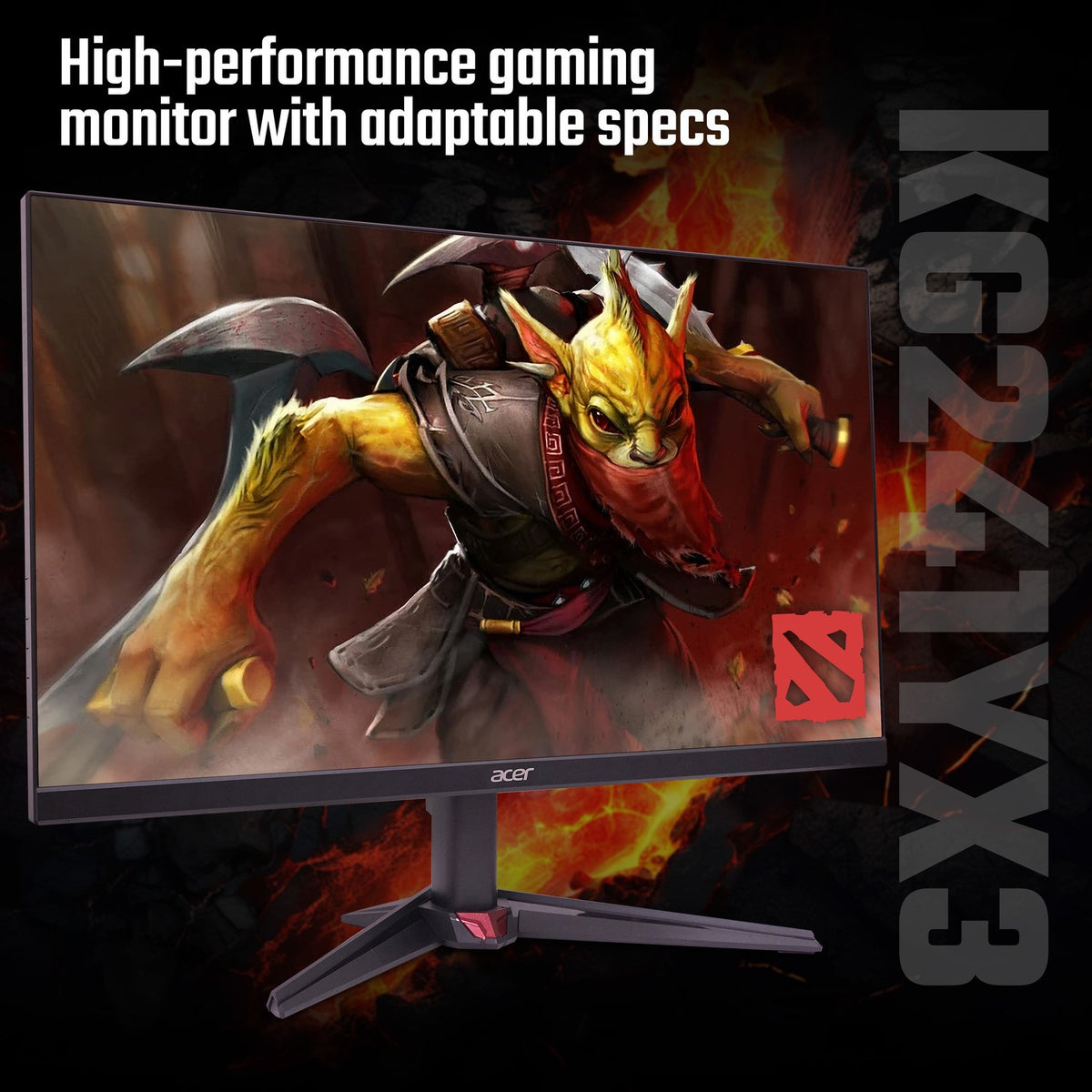 Acer Nitro KG241Y X3 23.8" Full HD 200Hz VA Gaming Monitor | UM.QX1EE.315