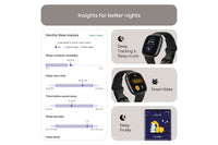 Fitbit Versa 4 - Fitness Smartwatch with GPS, NFC Payments & 40+ Exercise Modes - Black/Graphite | 79-FB523BKBK