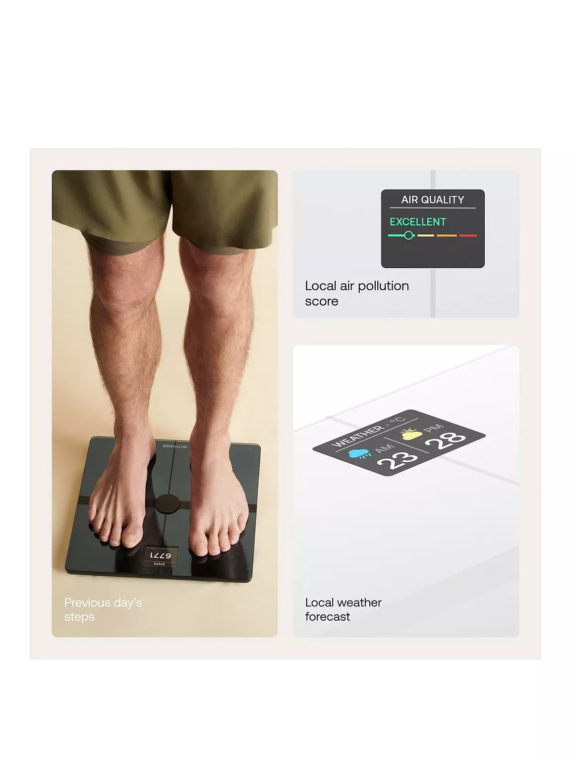 Withings Body Smart Scale - White | 78-WBS13-White-All-Inter
