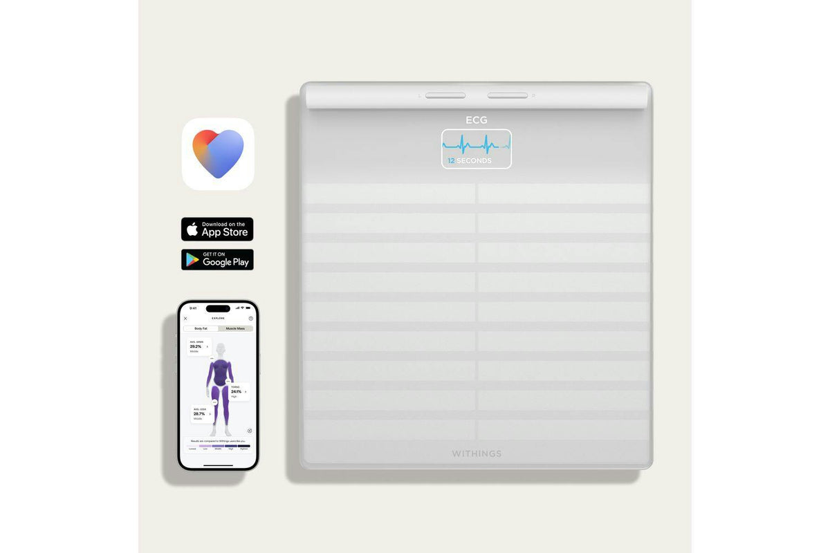 Withings Body Scan Smart Scale - White | 78-WBS08-White-All-Inter