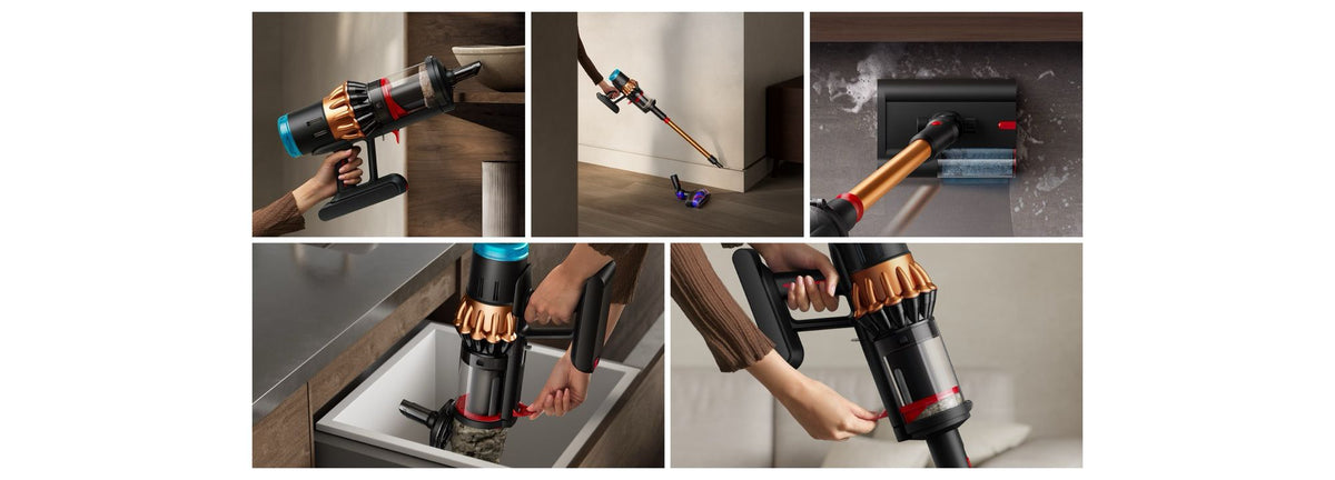 Dyson V16 Piston Animal Cordless Vacuum Cleaner - Black/Copper - in use