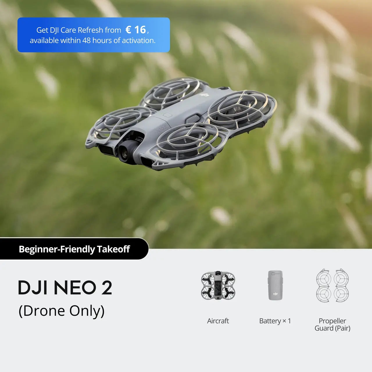 DJI Neo 2 Compact 4K Selfie Drone – Ready‑to‑Fly Creative Capture | CP.FP.00000270.01