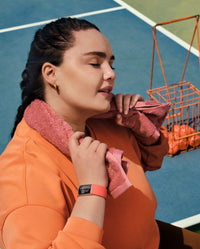 Fitbit Charge 6 - Advanced Fitness Tracker with GPS, Google Maps & NFC Payments - Coral/Champagne Gold Aluminium | 79-GA05184-GB