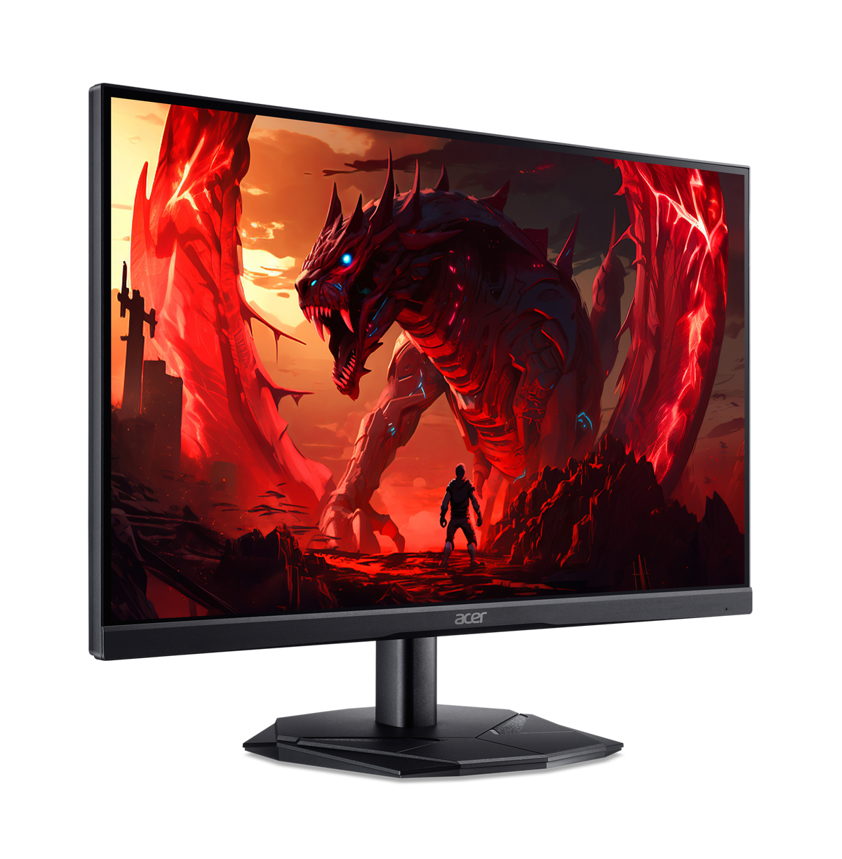 Acer Nitro KG241Y X3 23.8" Full HD 200Hz VA Gaming Monitor - angled view