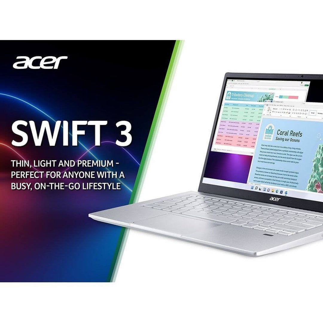 Acer Swift 3 14" HD Laptop AMD Ryzen 7 16GB 1TB | NX.AB1EK.00B Acer Laptop Euronics Ireland