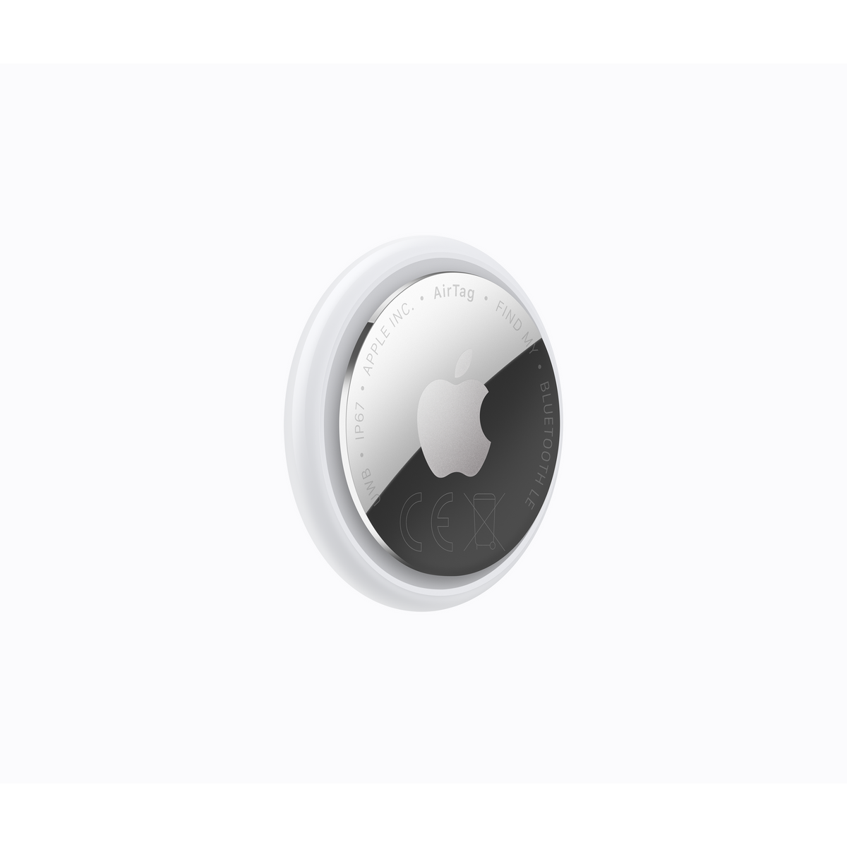 Apple AirTag (2nd Generation) 4 Pack - three-quarter view