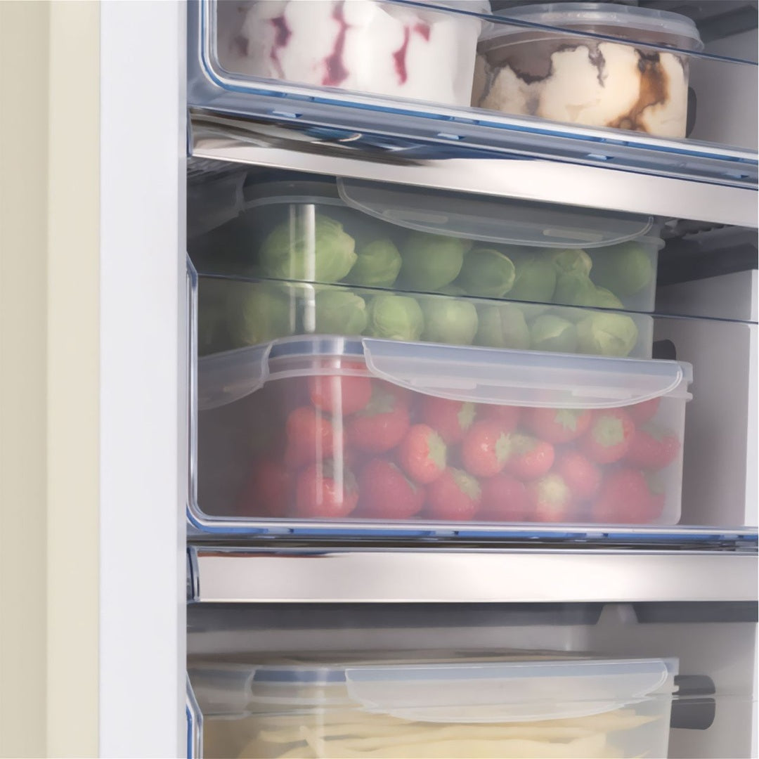 Amica 181cm High 70/30 Fridge Freezer - Satin Beige | FKR29653C/1 Amica Fridge Freezer Euronics Ireland