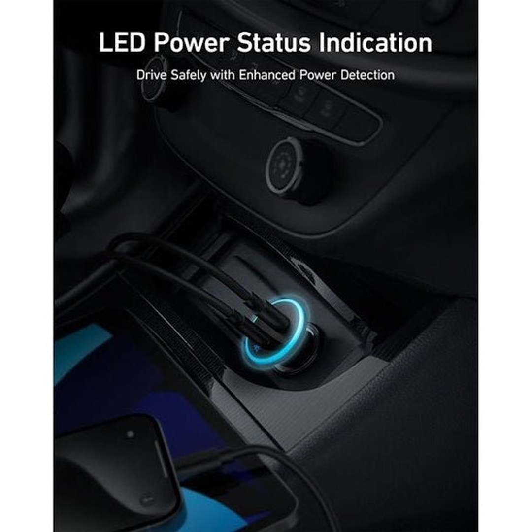 Anker 323 Car Charger 52.5W Black | A2735G11 Anker Euronics Ireland