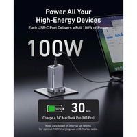 Anker Prime Charger 100W 3 Ports GaNPrime Silver | A2688241 Anker Euronics Ireland