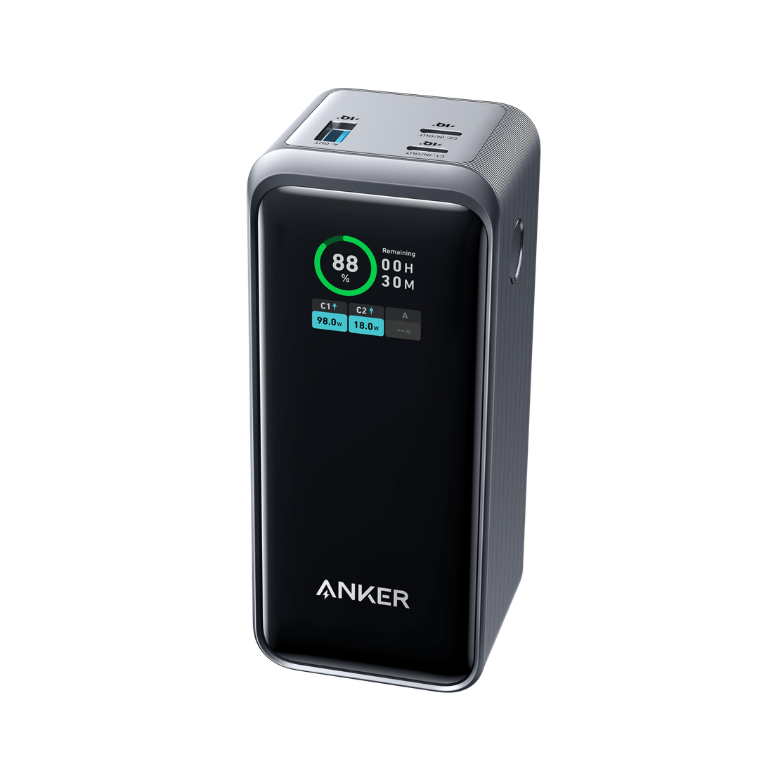 Anker Prime Power Bank 20000mAh 200W Black | A1336011 Anker Euronics Ireland