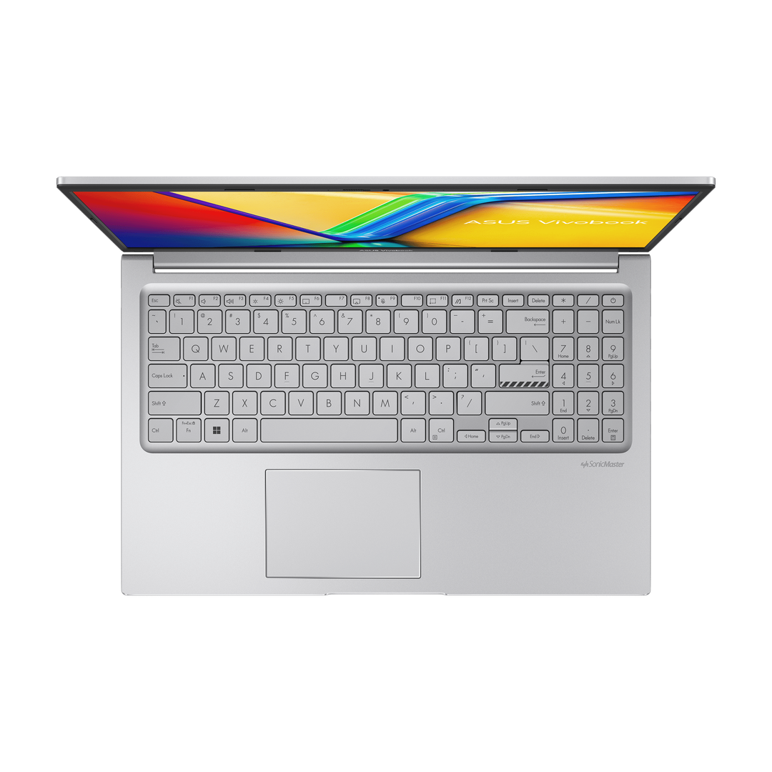 ASUS Vivobook 15 X1504ZA 15.6" Laptop - Intel® Core™ i5, 512 GB SSD, Silver | X1504ZA-NJ043W Asus Laptop Euronics Ireland