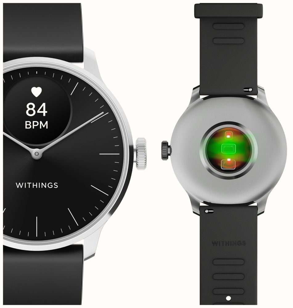 Withings ScanWatch Light - Health Tracking Watch with Heart Rate & SpO2 - Black | 78-HWA11-model 5-All-Int