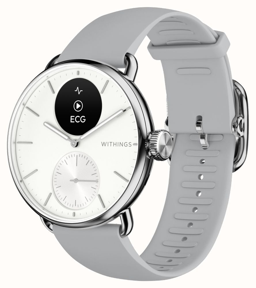 Withings ScanWatch 2 - Health Monitor with ECG & SpO2 - 38mm White