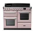 Rangemaster Estel Deluxe 110 Induction range cooker in Pale Pink with Chrome trim