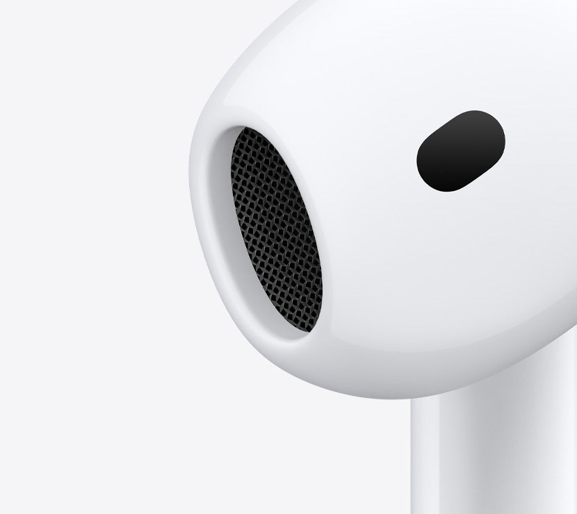 Apple AirPods 5 Wireless Earbuds with USB-C Charging Case - White - earbud close-up