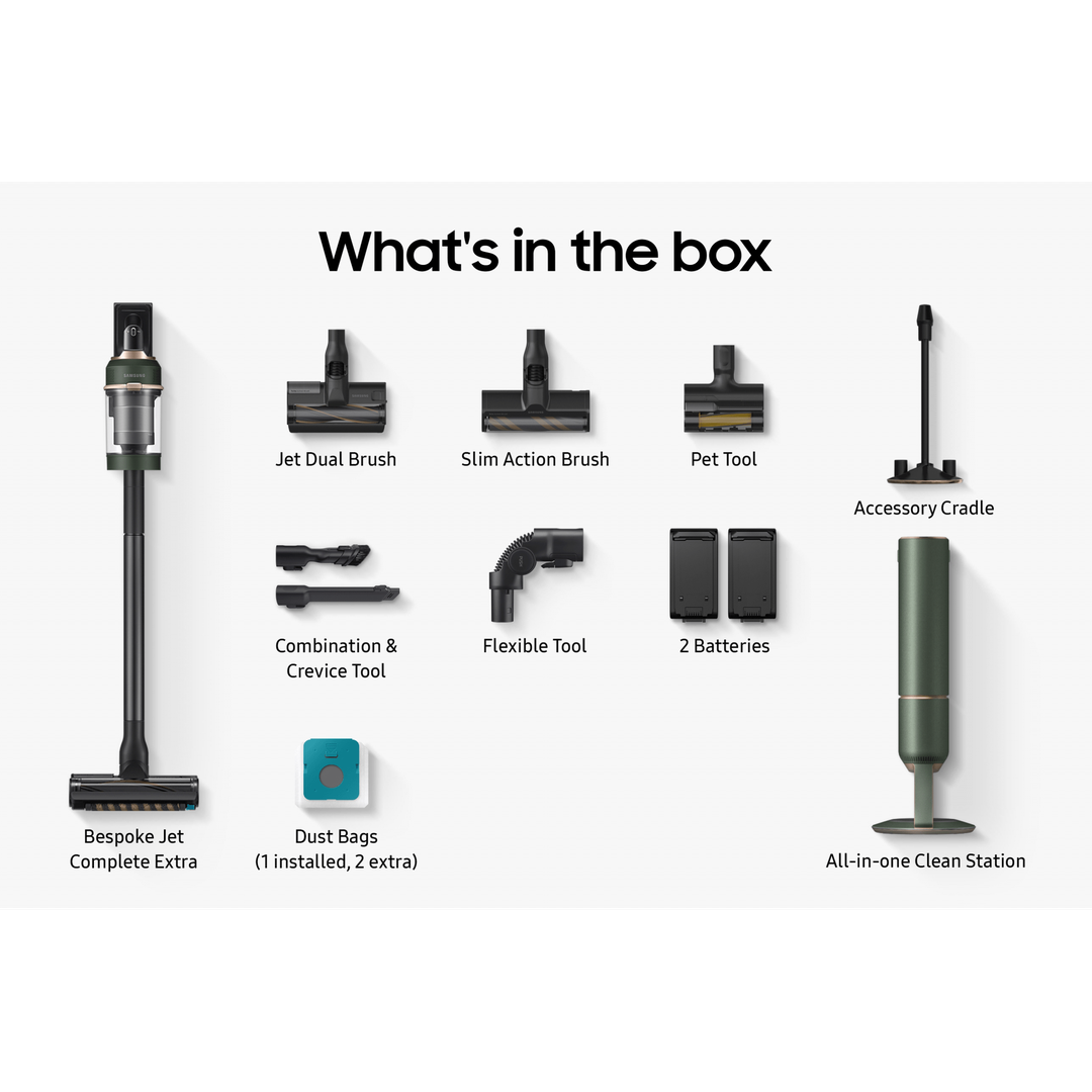 Bespoke Jet™ Complete Extra Woody Green | VS20A95943N/EU Samsung Vacuum Cleaner Euronics Ireland