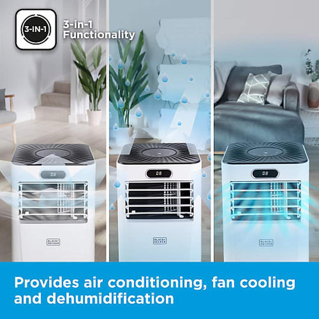 Black & Decker 5000BTU Smart Air Conditioner | BXAC40023GB Black and Decker Air Conditioner Euronics Ireland