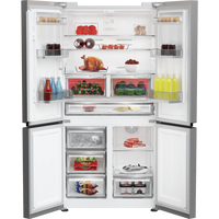 Blomberg 4 Door Fridge Freezer with VitaminCare+ Stainless Steel | KQD114VPX Blomberg American Fridge Freezer Euronics Ireland