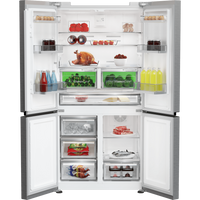 Blomberg 4 Door Fridge Freezer with VitaminCare+ Stainless Steel | KQD114VPX Blomberg American Fridge Freezer Euronics Ireland