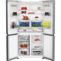 Blomberg 4 Door Fridge Freezer with VitaminCare+ Stainless Steel | KQD114VPX Blomberg American Fridge Freezer Euronics Ireland