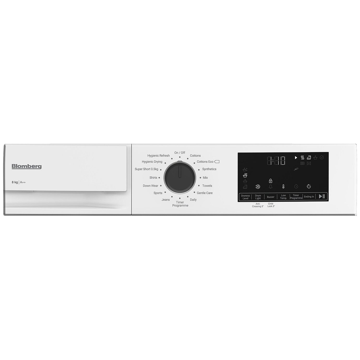 Blomberg 8kg Heat Pump Tumble Dryer A++ | LTA18320W Blomberg Tumble Dryer Euronics Ireland