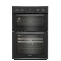Blomberg 90cm Built-in Fan Double Oven Dark Steel | RODN9202DX Blomberg Oven Euronics Ireland