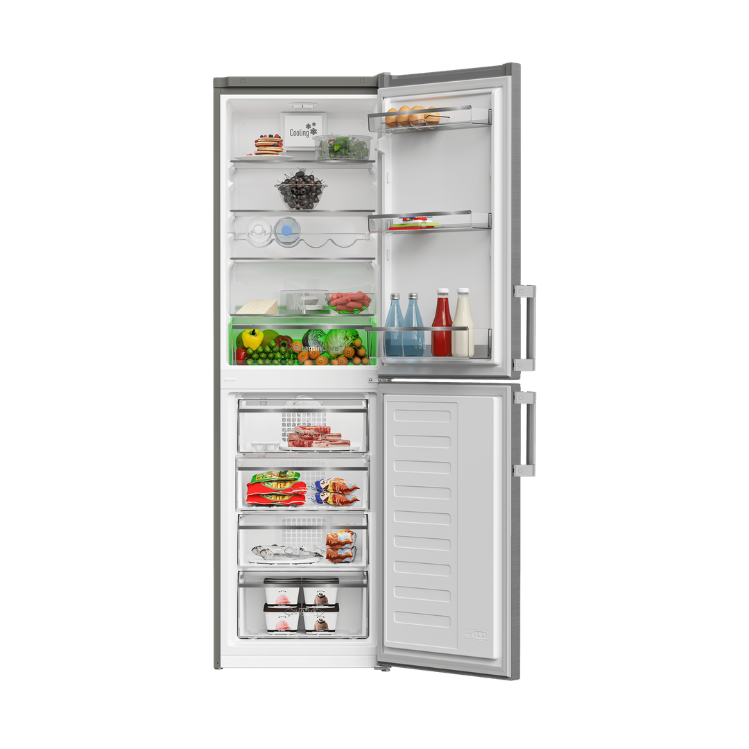 Blomberg Frost Free Combi Fridge Freezer with VitaminCare+ Stainless Steel| KGM4574VPS Blomberg Fridge Freezer Euronics Ireland