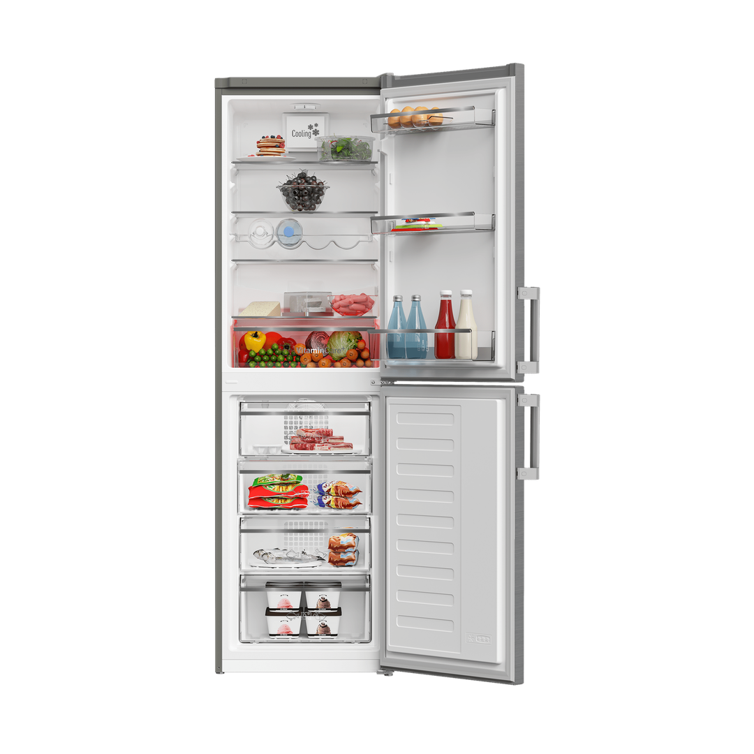 Blomberg Frost Free Combi Fridge Freezer with VitaminCare+ Stainless Steel| KGM4574VPS Blomberg Fridge Freezer Euronics Ireland
