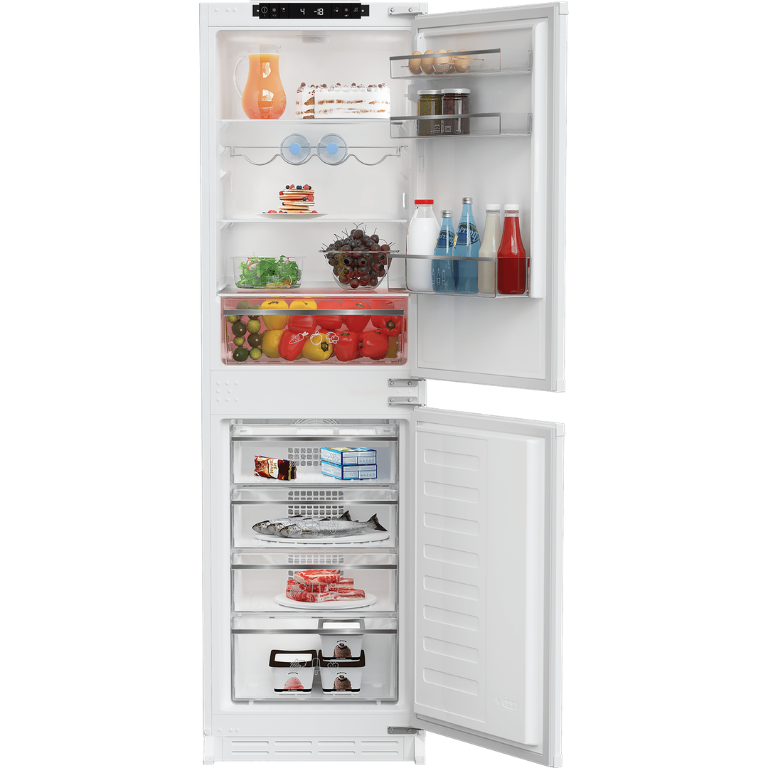 Blomberg Integrated 50:50 Frost Free Combi Fridge Freezer | KNE4564EVI Blomberg Fridge Freezer Euronics Ireland